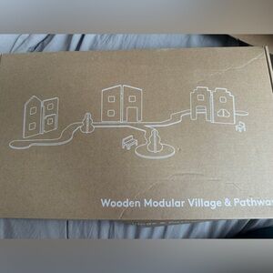 LOVEVERY Wooden Modular Village & Pathway Building Set